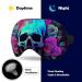 Skull Flower Sleep Eye Mask & Blindfold | Elastic Strap for Women Men | Perfect for Sleep, Travel, Nap - Buy Online on GoSupps.com