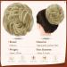 Sofeiyan Claw Clip Messy Bun Hair Piece | Wavy Curly Updo Hair Extension | Women's Synthetic Chignon Ponytail | Light Brown & Bleach Blonde/Light Ash Brown & Bleach Blonde - Buy Online on GoSupps.com