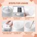 Buy Hanyousheng 3-Piece Airless Pump Dispenser Set - 15/30/50ml Cream Containers for Travel & Home Use - Buy Online on GoSupps.com