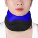 Anulely Schwam Halskrause - Soft Neck Collar for Relief | Comfortable Neck Wrap for Men & Women | Perfect for Sleeping Working & Traveling - Collarage Blue - Buy Online on GoSupps.com