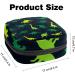 Portable Women's Binding-Up Bags | Menstrual Cup Pocket & Pads | Ideal for Teenage Girls | Dinosaur Green Footprint Design - Buy Online on GoSupps.com