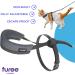 Furee Adjustable Dog Harness for Cats Small Dogs Rabbits & Ferrets - Lightweight Anti-Flop Design for Maximum Mobility - Available in Black & Gray (Large) - Buy Online on GoSupps.com