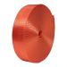 Devobunch 1 Inch Nylon Webbing Strap, Heavy Duty Nylon 10|25 Yard Webbing Roll, Durable Nylon Strapping for Indoor or Outdoor Gear, DIY Crafting, Repairing, 15 Vibrant Colors Dark Orange 10 Yard