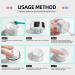 JPNK Airless Pump Jars Set - Travel Containers with Silicone Spatula for Cosmetics - 0.5oz, 1oz, 1.7oz - Buy Online on GoSupps.com