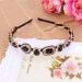 Lurrose Elastic Hair Bands Fashion Headbands Rhinestone Headband Glass Crystal Shiny Hairband Hair Hoop Hairpiece Hair Jewelry Accessories for Girls Women (Black) Elastic Hair Ties - Buy Online on GoSupps.com