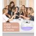 Easkep 86W UV LED Nail Lamp for Gel Nail Polish Curing - Eyes Protected Nail Dryer for Home and Salon - Halloween Gift - White - Buy Online on GoSupps.com