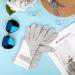 Newellsail Women's UV Sun Protection Full Finger Touchscreen Bicycle Gloves - Slipproof Summer Gloves for Outdoor Golf & Fishing (Gray White) - Buy Online on GoSupps.com