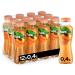 Fuze tea black tea peach - extraordinary fusion made of black tea and fruity peach taste - tea from sustainable cultivation - one -way bottles (12 x 400 ml) single