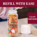 Himalayan Chef Salt & Pepper Grinder Variety Pack - Pink Salt, Black Peppercorn, Onion Salt, Garlic Salt - 4 Pack - Buy Online on GoSupps.com