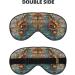 Music Notes Print Eye Mask | Adjustable Blackout Sleeping Mask for Men & Women | Sleep Aid Eye Masks - Buy Online on GoSupps.com