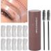 Eyebrow Stamp Kit Long Lasting Waterproof Eyebrow Powder Set Brow Stamp Shaping Kit Eyebrow Definer With 10 Reusable Eyebrow Stencils 2 Eyebrow Pen Brush - Hairline Shadow Powder Stick(Dark brown) - Buy Online on GoSupps.com