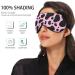 Haskirky Light Blocking Eye Mask - Adjustable Breathable Comfort for Business Travel, Yoga, Meditation - Pink Cow Print - Buy Online on GoSupps.com