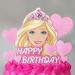 VeSidyHelo Girl Cake Topper Set Glitter Happy Birthday Toppers Heart Party Supplies Favor Decorations Pink - Buy Online on GoSupps.com