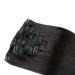100% Remy Natural Black Clip-In Hair Extensions - 20 Inch 70g 7 Pieces Full Head Weft - Premium Quality Straight Hair - Buy Online on GoSupps.com
