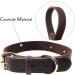 Tagme Personalized Leather Dog Collar - Engraved Name & Phone Number - Medium Brown for Dogs - 1 Pack - Buy Online on GoSupps.com