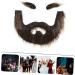 Outanaya 1 Set Beard Dress up Fake Whiskers Beard Costume Fake Long Beard Christmas Santa Claus Beard Plush - Buy Online on GoSupps.com