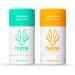 Hume Supernatural Aluminum Free Deodorant for Women & Men Natural Ingredients Probiotic Plant Based Baking Soda Free Aloe & Cactus Flower Anti Sweat Stain & Odor - Desert Bloom & Amber Woods Variety 2 Pack