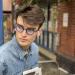 LONDON MOLE Transparent Blue Reading Glasses 2.0x | Round Cool Readers with Spring Hinges | Stylish Unisex Eyewear - Buy Online on GoSupps.com