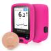 YOUSHARES Libre 2 Reader Silicone Case with 20 Packs Libre 2 Sensor Covers Waterproof Anti-Drop Scratches Protective Case for Adhesive Patches Sensor (Pink)