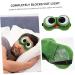 Gogogmee 1 Piece Cute Gel Frog Eye Mask Blackout Sleeping Mask for Adults Lightweight Breathable for Home Camping 18X9X5CM Dark Green - Buy Online on GoSupps.com