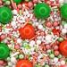 Sprinkletti - Merry Berry - Christmas Cake Topper Sprinkles - 100g Edible Festive Cupcake Decorations - Ideal For Xmas Themed Party Cakes And Bakes