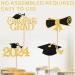 24Pcs Graduation Cupcake Toppers 2024 Graduation Cake Topper Class of 2024 Cake Topper Graduation Cake Decorations with Grad Cap Diploma Congrats Grad Sign Graduation Party Decorations (4 Styles) - Buy Online on GoSupps.com