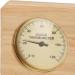Mini Moisturizer & Thermometer - Double Display Wood Hygrometer for Home Office Baby Room & Sauna - Buy Online on GoSupps.com
