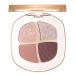 CARSLAN 4 Color Nude Eyeshadow Palette Makeup  12H Longlasting Highly Pigmented Eye Shadow Palette with Blendable Matte  Glitter and Shimmer Finishes  02 Lost Pink Brown