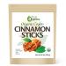 True Organic Ceylon Cinnamon Sticks, 08 ounces Bulk Bag, USDA Organic & Kosher Certified, Non-GMO, Ceylon Cinnamon stick, Perfect for Baking, Cooking, Drinks & Beverages, Pure Ceylon Premium Quality 8 Oz 8 Ounce (Pack of 1)