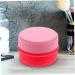 minkissy 1 Set Cream box cream jar with sealed lid silicone cream jar travel container for cream face cream pot silicone makeup containers salve jar Storage Box Miss Silica gel lips 6.5X6.5X4.5CM Pink - Buy Online on GoSupps.com