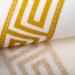LEKOCH 100 PCs Premium Disposable Napkins - White with Gold Design Air Laid Fabric 43x30 cm - Perfect for Weddings & Events - Buy Online on GoSupps.com