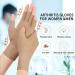 Arthritis Compression Gloves for Men & Women - Relief for Rheumatoid, Osteoarthritis, Carpal Tunnel Pain - 2 Pairs Light Brown - Buy Online on GoSupps.com