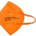 Promedicalcare FFP2 Colored Masks - Orange Mouth Protection (10 Single Pack) - Stylish and Safe International Shipping - Buy Online on GoSupps.com