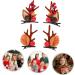 FRCOLOR 2 Pairs Hairpin Holiday Hair Clips Christmas Deer Hair Clip Christmas Hair Clips for Kids Hair Gems for Women Xmas Hair Accessories Non-woven Fabric Delicate Crocodile Skin Miss - Buy Online on GoSupps.com