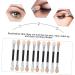DOITOOL 40 Pcs Latex Eye Shadow Stick Eyeshadow Make up for Face Sponge Eye Shadow Set 7.5cmx2pcs Assorted Colorx2pcs - Buy Online on GoSupps.com