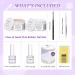 Saviland Builder Nail Gel Kit with Mini Nail Lamp - Clear Pink Builder Gels for Nail Extension and Strengthening with Manicure Tools - Nail Gift Set (01-Clear & Nudes Pink) - Buy Online on GoSupps.com