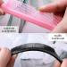 3 Pcs Rat Tail Combs - Stainless Steel Handle Fine Tooth Hairdressing Comb Set for Women Barber - White Pink Black - Buy Online on GoSupps.com