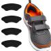 WLLHYF Kids Heel Grips 4 Pieces Self-Adhesive Heel Cushion Add Volume to Too Large Shoe Inserts Prevent Skin Rubbing and Blister Shoe Fit for Toddlers Girls and Boys Women Black2