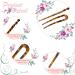 16-Piece Leopard Print Acetate Hair Sticks & Forks Set - French Style Hair Accessories for Women - Buy Online on GoSupps.com