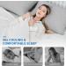 Homfine 2er Set Cooling Pillow Cover 80x80 cm - Soft Double-Sided ARC Chill Fiber for Night Sweats & Side Sleepers - Gray Cow Mat Design - Buy Online on GoSupps.com