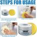 Multi-Functional Cleaning And Stain Removal Cream Upgraded Version Multifunctional White Shoes Cleaning Cream with Sponge No Need To Wash Decontaminate Solid Paste for Shoes Clothes Sofa (2 PCS) - Buy Online on GoSupps.com