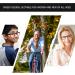 EXCEART 4.0 Folding Reading Glasses - Black Myopia Glasses for Nearsightedness with Portable Bag - Perfect Distance Vision Solution - Buy Online on GoSupps.com