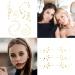 21 Sheets Face Tattoos Sticker with 80+ Patterns for Women - Metallic Temporary Tattoo for Parties and Halloween Cosplay - Buy Online on GoSupps.com