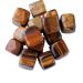 1lb Natural Crystal Tumbled Stones Polished Cube Crytsal QuartzCrystal Gemstone for Yoga Witchcraft Balancing Crystal Mixed (Color : Tiger'seye)