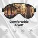 Italian Street Print Unisex Sleep Eye Mask - Soft Comfort Eye Shade for Travel Yoga & Shift Work - Black - Buy Online on GoSupps.com
