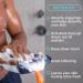 Cleanlogic Detoxify Charcoal Infused Exfoliating Body Scrubber - 3 Pack - Buy Online on GoSupps.com