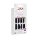 KISS Gel Fantasy Press On Nails - Black Long Square Shape 28 Nails + Glue Manicure Stick & Mini File - Shop Internationally - Buy Online on GoSupps.com