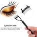Natudeco Eyelash Comb Eyelash Comb Separator Stainless Steel Curved Design Steel Needle Eyelash Comb for Easy Smoothen Eyelashes - Buy Online on GoSupps.com