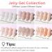 AIMEILI 5 in 1 Rubber Base Gel Set - Sheer Pink Nude Color Gel Nail Polish Kit 51 - Buy Online on GoSupps.com