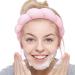 3 Pcs Makeup Headband Set - Puffy Spa Headbands for Women - Skincare & Makeup Accessories - Pink, White, Blue - Buy Online on GoSupps.com